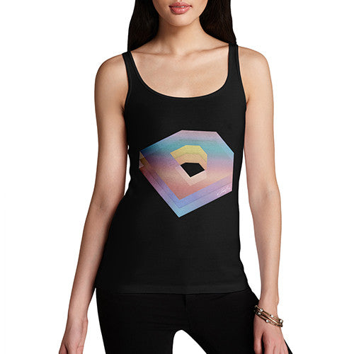 Women's Colorful Monogram Letter D Tank Top