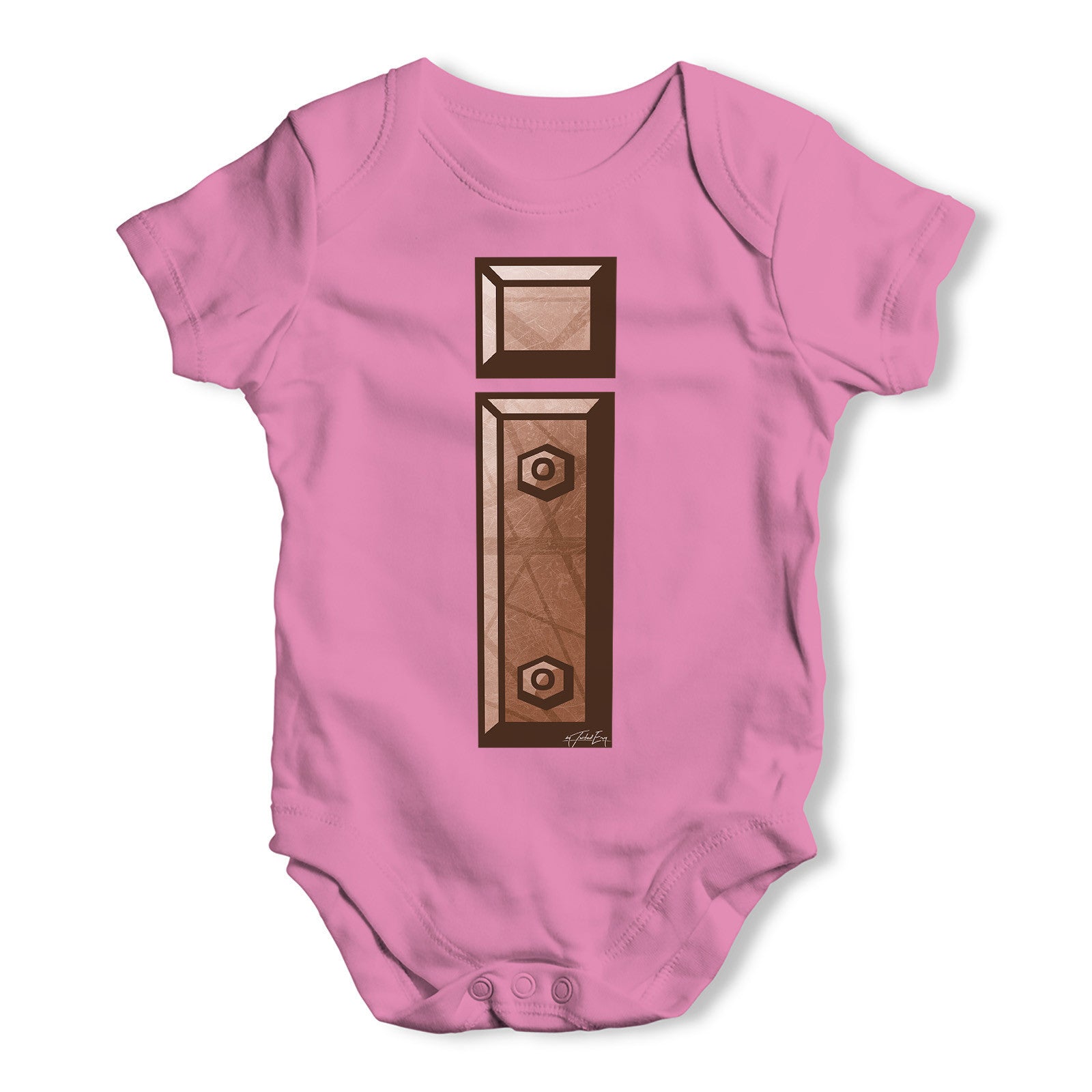 Iron Letter I Baby Grow Bodysuit