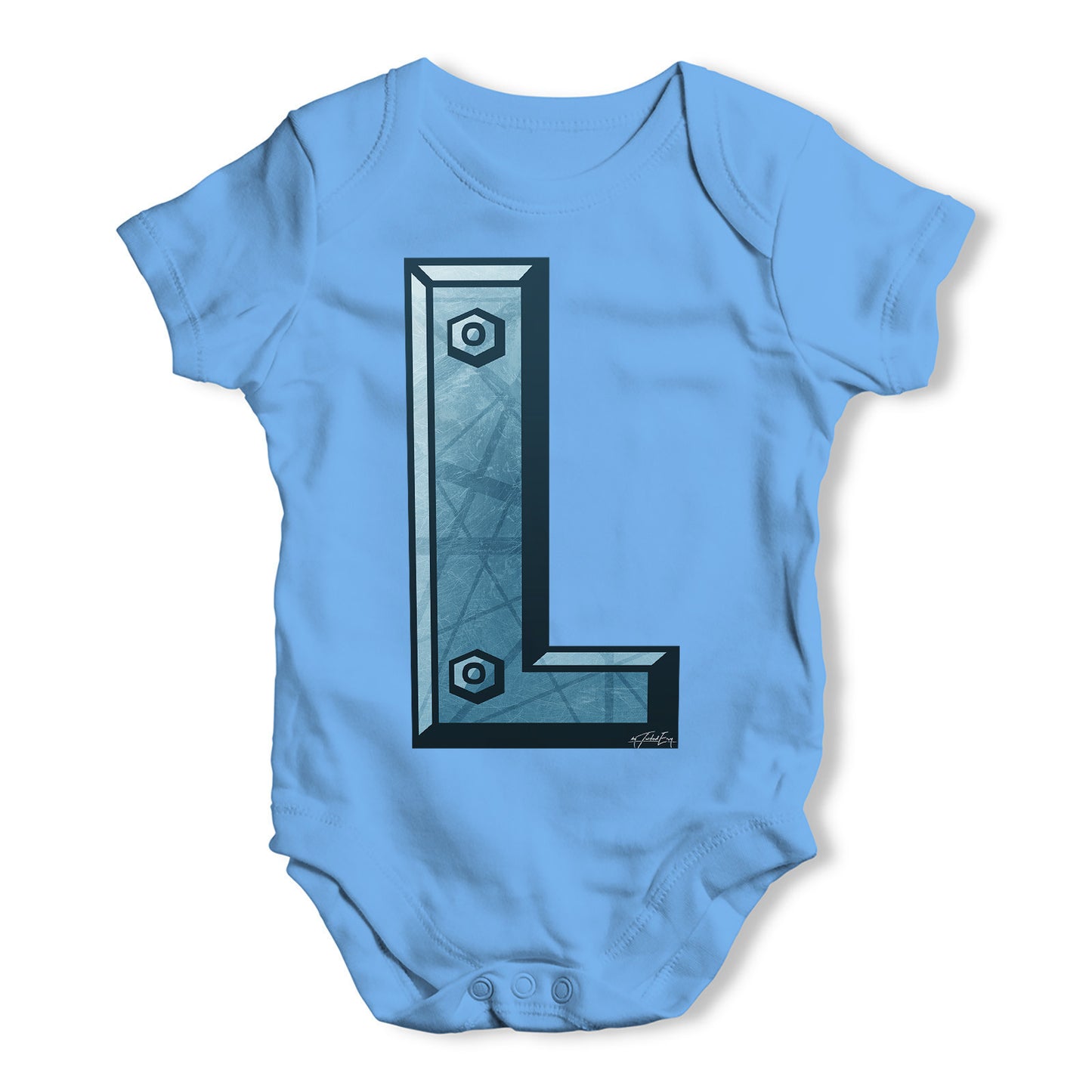 Alphabet Letter L Baby Grow Bodysuit