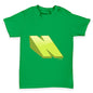 3D Alphabet Letter N Baby Toddler T-Shirt