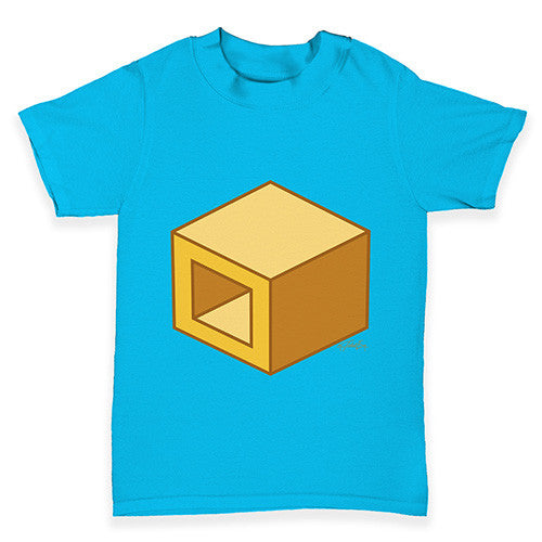 3D Alphabet Letter O Baby Toddler T-Shirt