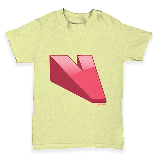 Alphabet Letter V Baby Toddler T-Shirt