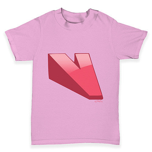 Alphabet Letter V Baby Toddler T-Shirt