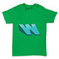 Alphabet Letter W Baby Toddler T-Shirt