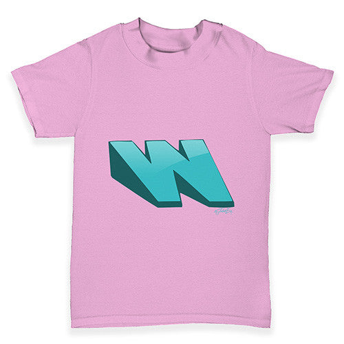 Alphabet Letter W Baby Toddler T-Shirt
