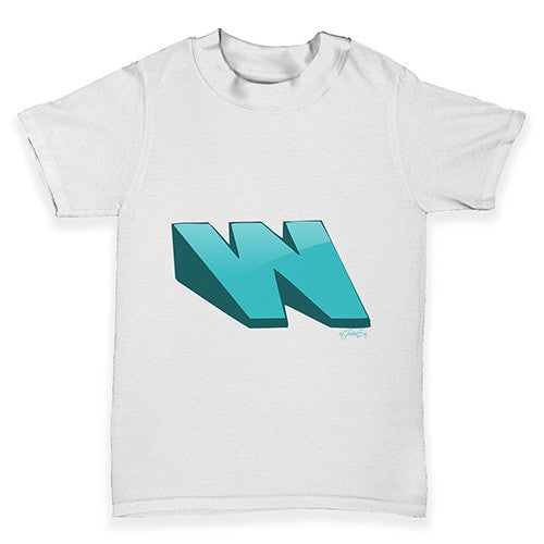 Alphabet Letter W Baby Toddler T-Shirt