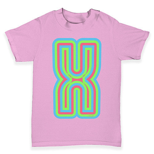 Alphabet Letter X Baby Toddler T-Shirt