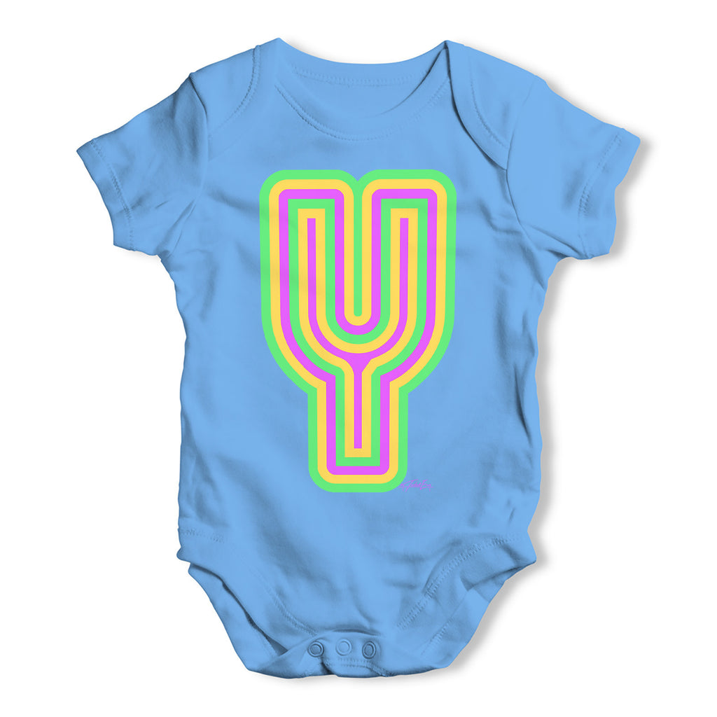 Alphabet Letter Y Baby Grow Bodysuit