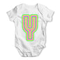 Alphabet Letter Y Baby Grow Bodysuit