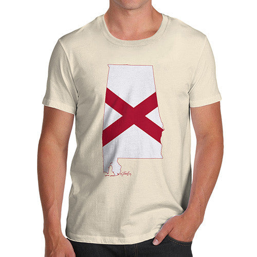 Men's USA States and Flags Alabama T-Shirt