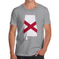 Men's USA States and Flags Alabama T-Shirt