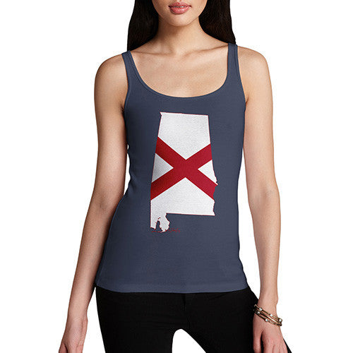 Women's USA States and Flags Alabama Tank Top