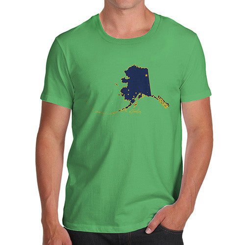 Men's USA States and Flags Alaska T-Shirt