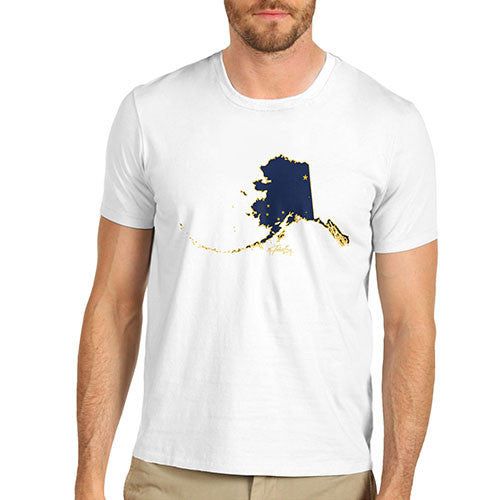 Men's USA States and Flags Alaska T-Shirt