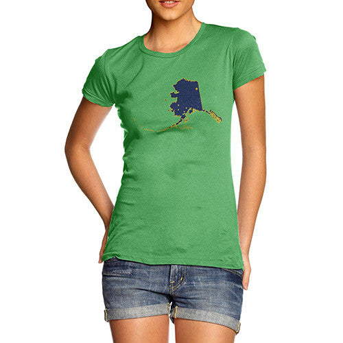 Women's USA States and Flags Alaska T-Shirt