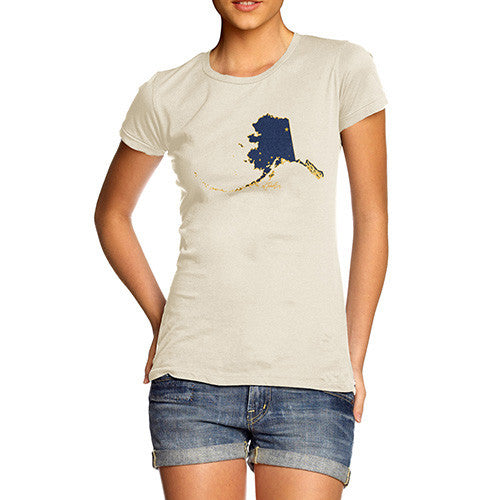 Women's USA States and Flags Alaska T-Shirt