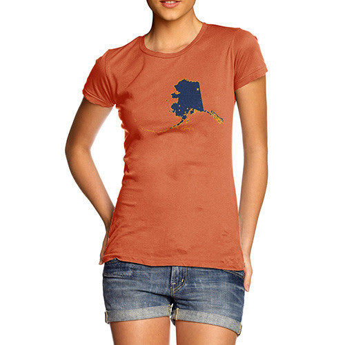 Women's USA States and Flags Alaska T-Shirt