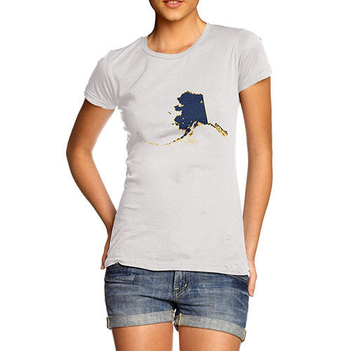 Women's USA States and Flags Alaska T-Shirt