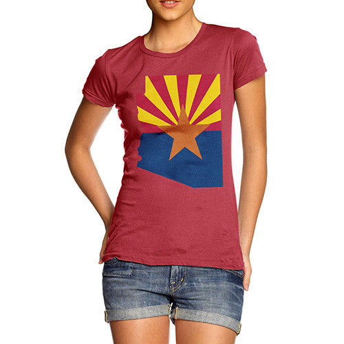 Women's USA States and Flags Arizona T-Shirt