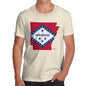 Men's USA States and Flags Arkansas T-Shirt