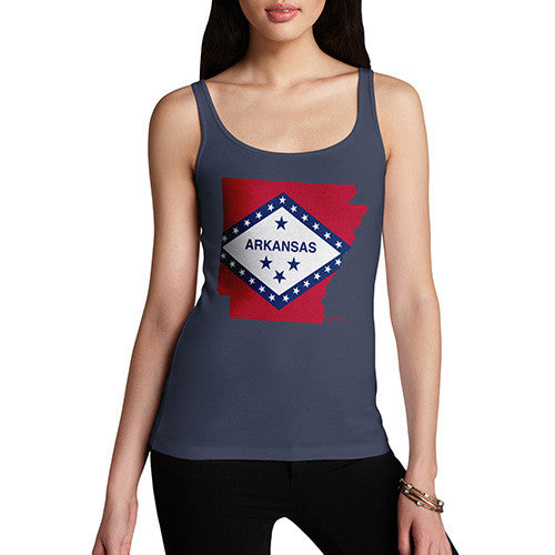 Women's USA States and Flags Arkansas Tank Top