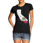 Women's USA States and Flags California T-Shirt