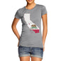 Women's USA States and Flags California T-Shirt