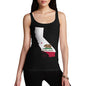 Women's USA States and Flags California Tank Top