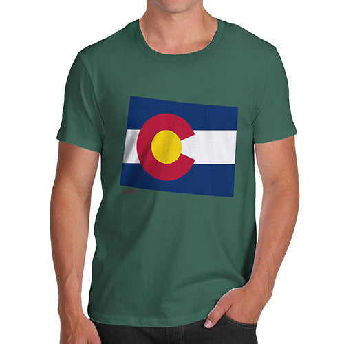 Men's USA States and Flags Colorado T-Shirt
