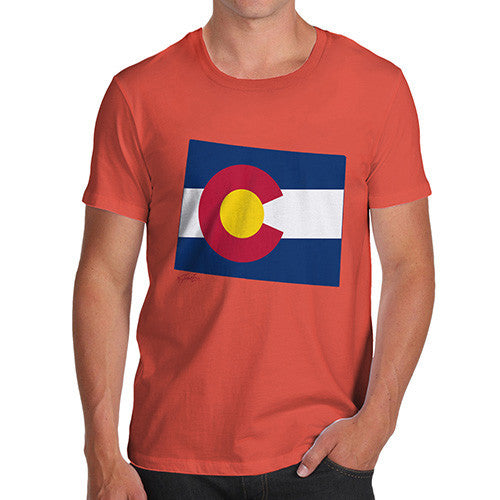 Men's USA States and Flags Colorado T-Shirt