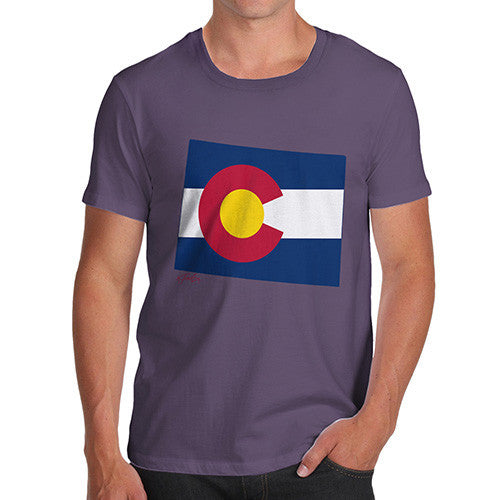 Men's USA States and Flags Colorado T-Shirt