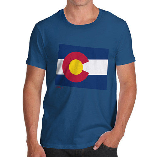 Men's USA States and Flags Colorado T-Shirt