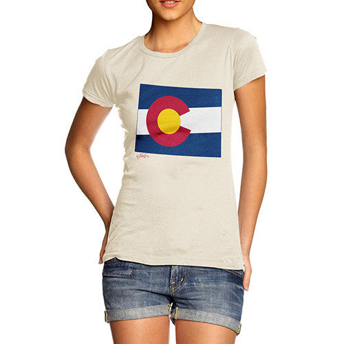 Women's USA States and Flags Colorado T-Shirt