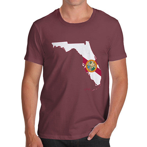 Men's USA States and Flags Florida T-Shirt