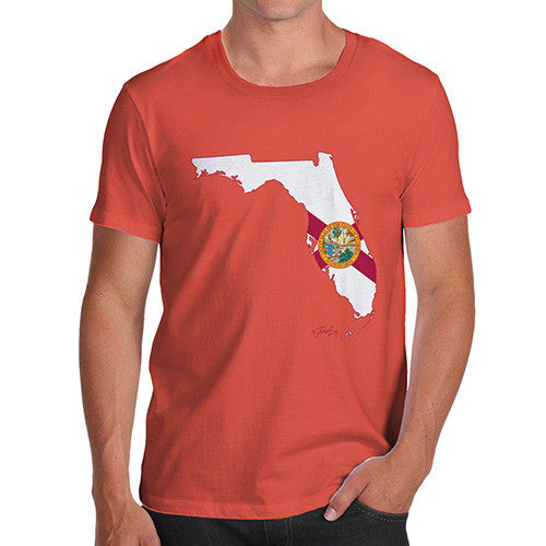 Men's USA States and Flags Florida T-Shirt