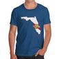 Men's USA States and Flags Florida T-Shirt