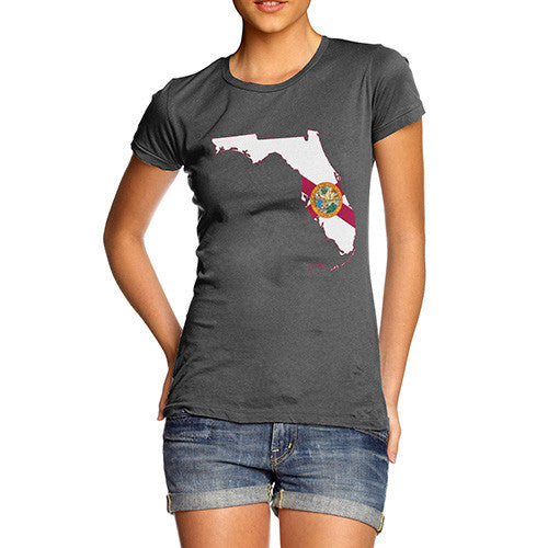 Women's USA States and Flags Florida T-Shirt