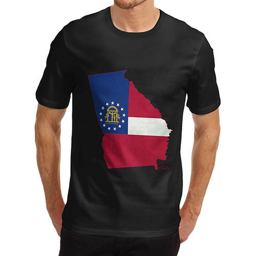 Men's USA States and Flags Georgia T-Shirt