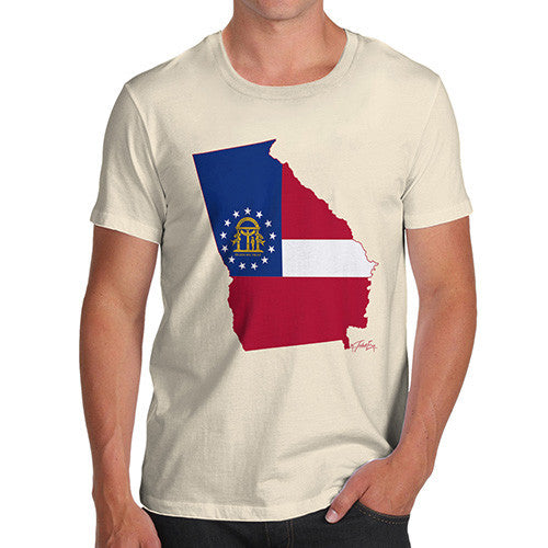 Men's USA States and Flags Georgia T-Shirt