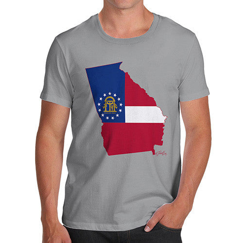 Men's USA States and Flags Georgia T-Shirt