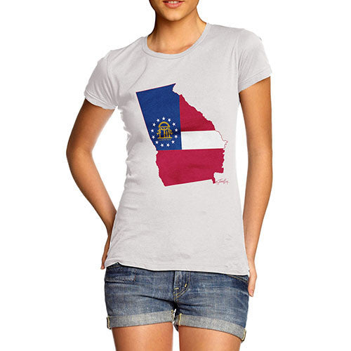 Women's USA States and Flags Georgia T-Shirt