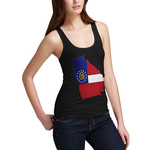 Women's USA States and Flags Georgia Tank Top