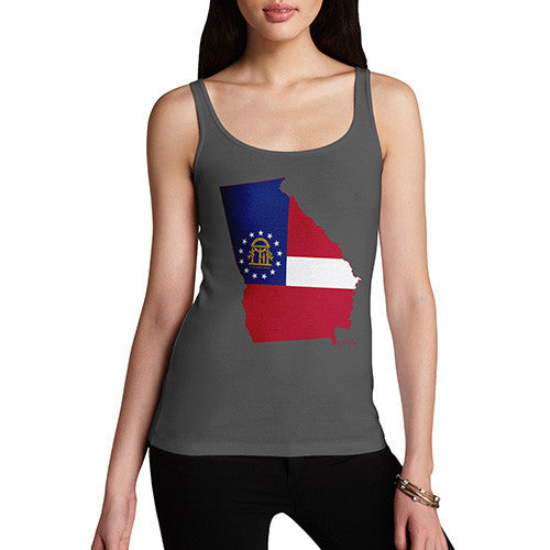 Women's USA States and Flags Georgia Tank Top