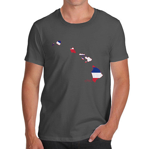 Men's USA States and Flags Hawaii T-Shirt