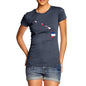 Women's USA States and Flags Hawaii T-Shirt