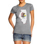 Women's USA States and Flags Illinois T-Shirt