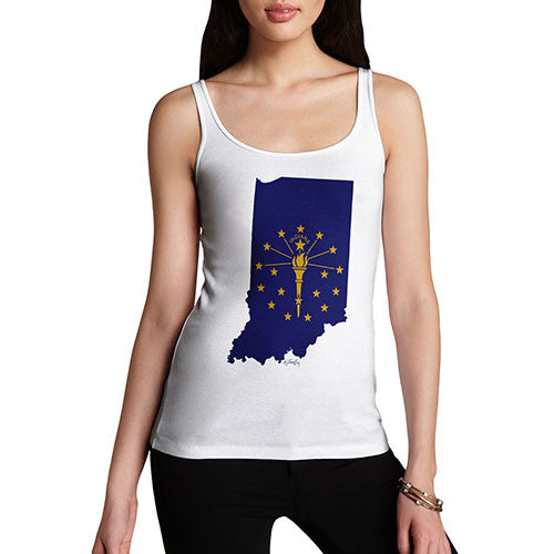 Women's USA States and Flags Indiana Tank Top