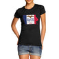 Women's USA States and Flags Iowa T-Shirt