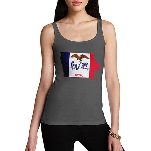 Women's USA States and Flags Iowa Tank Top