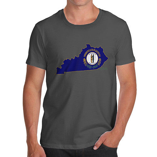 Men's USA States and Flags Kentucky T-Shirt